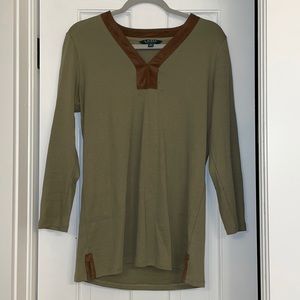Ralph Lauren 3/4 sleeved top